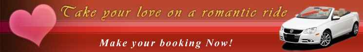 Rent your car for Valentine's Day
